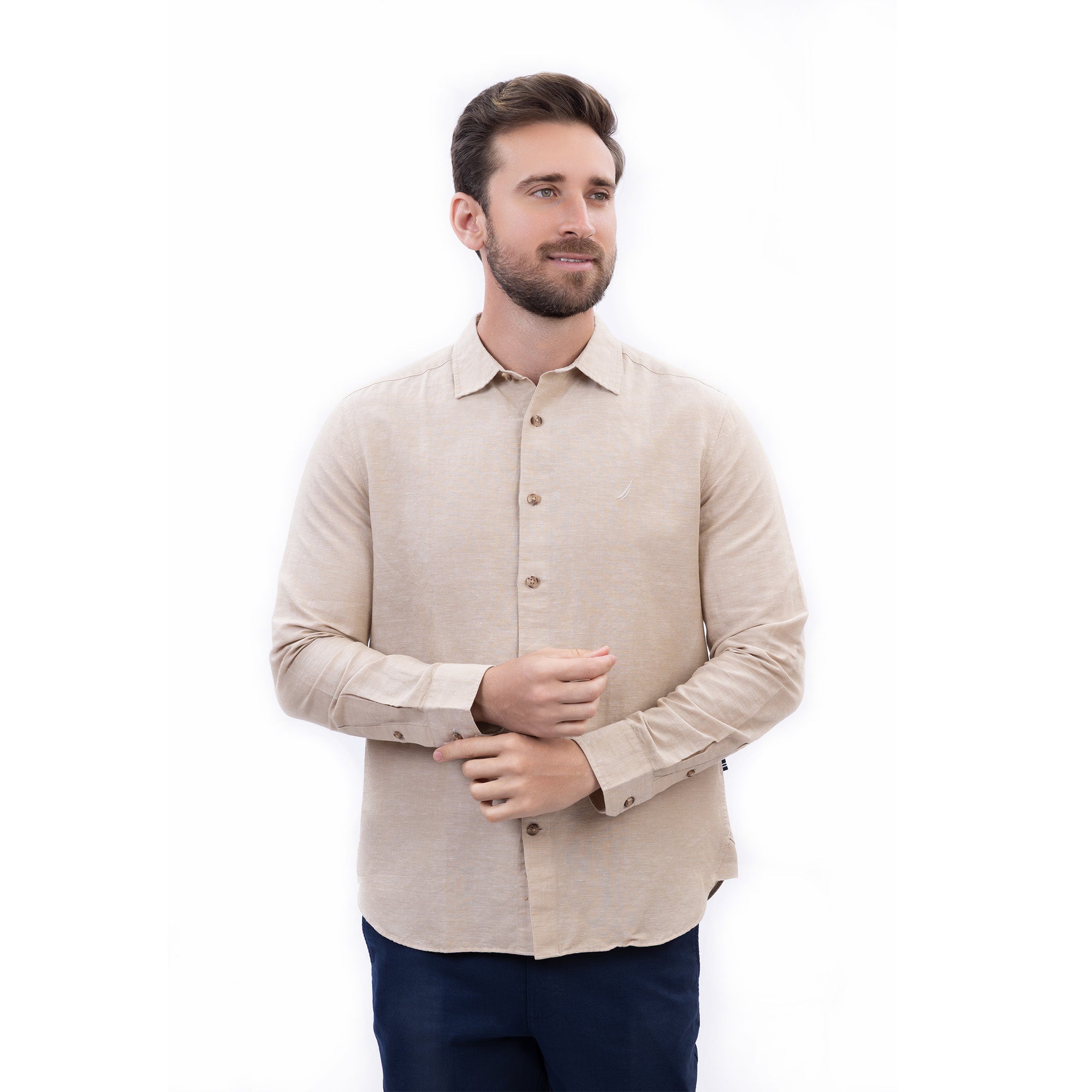 CAMISA M/L DE HOMBRE