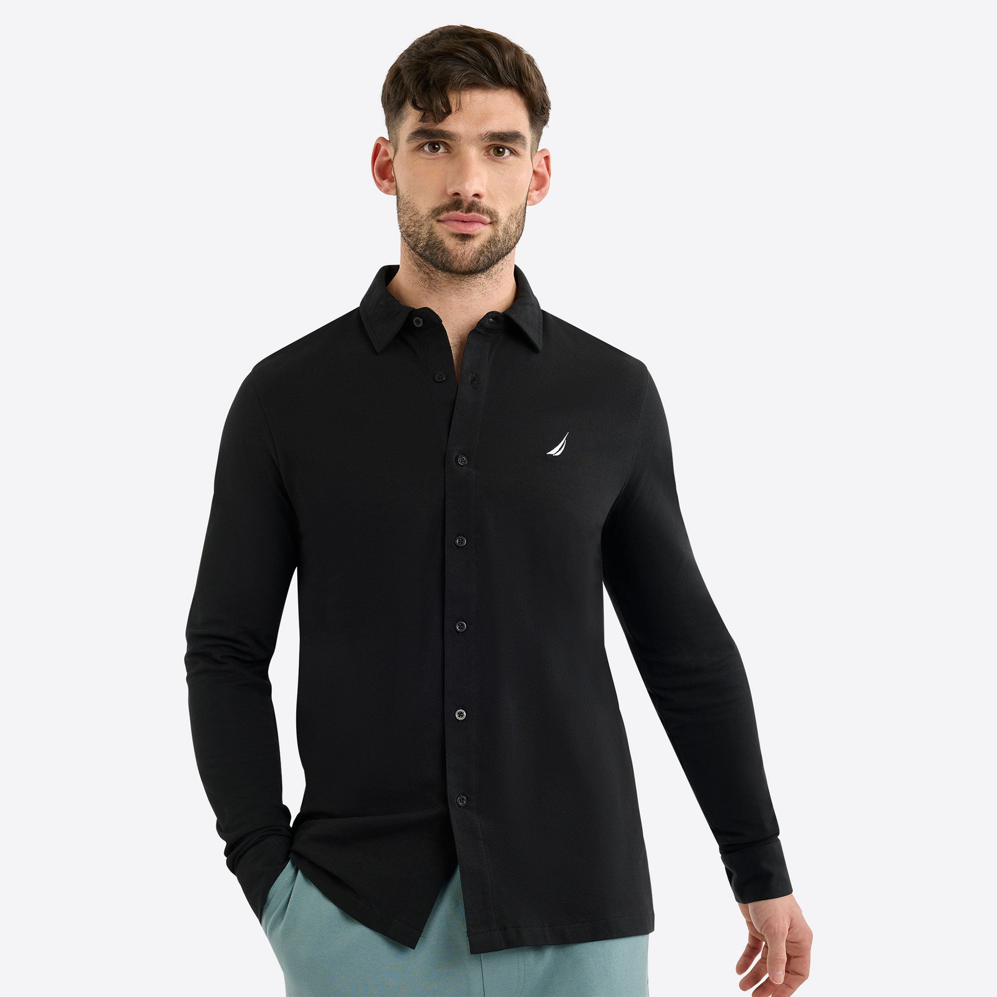 CAMISA M/L DE HOMBRE