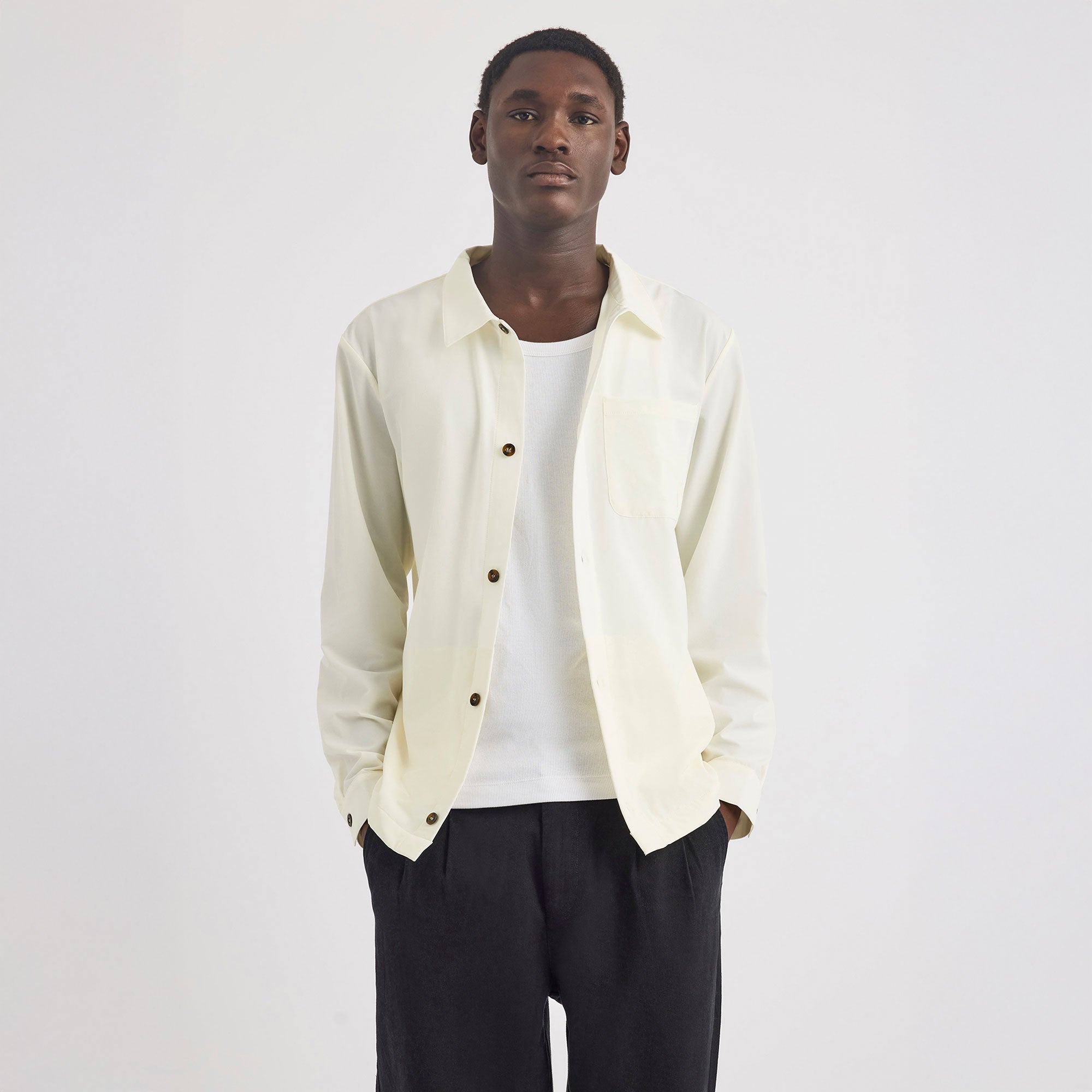 CAMISA M/L DE HOMBRE