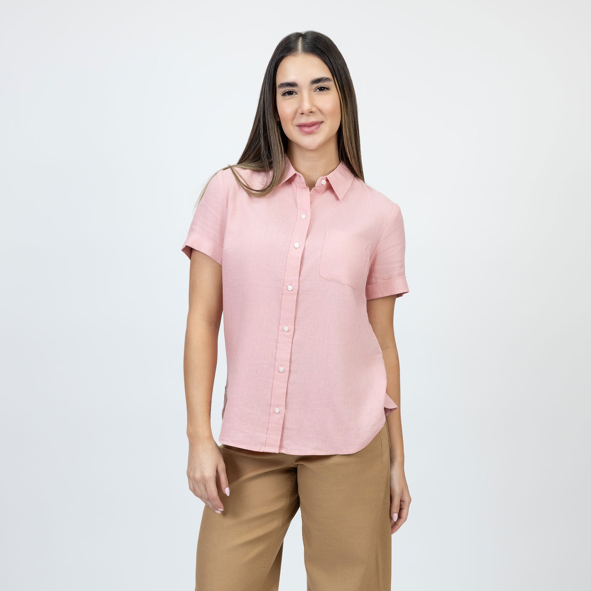 CAMISA M/C T/PLANO DE DAMA
