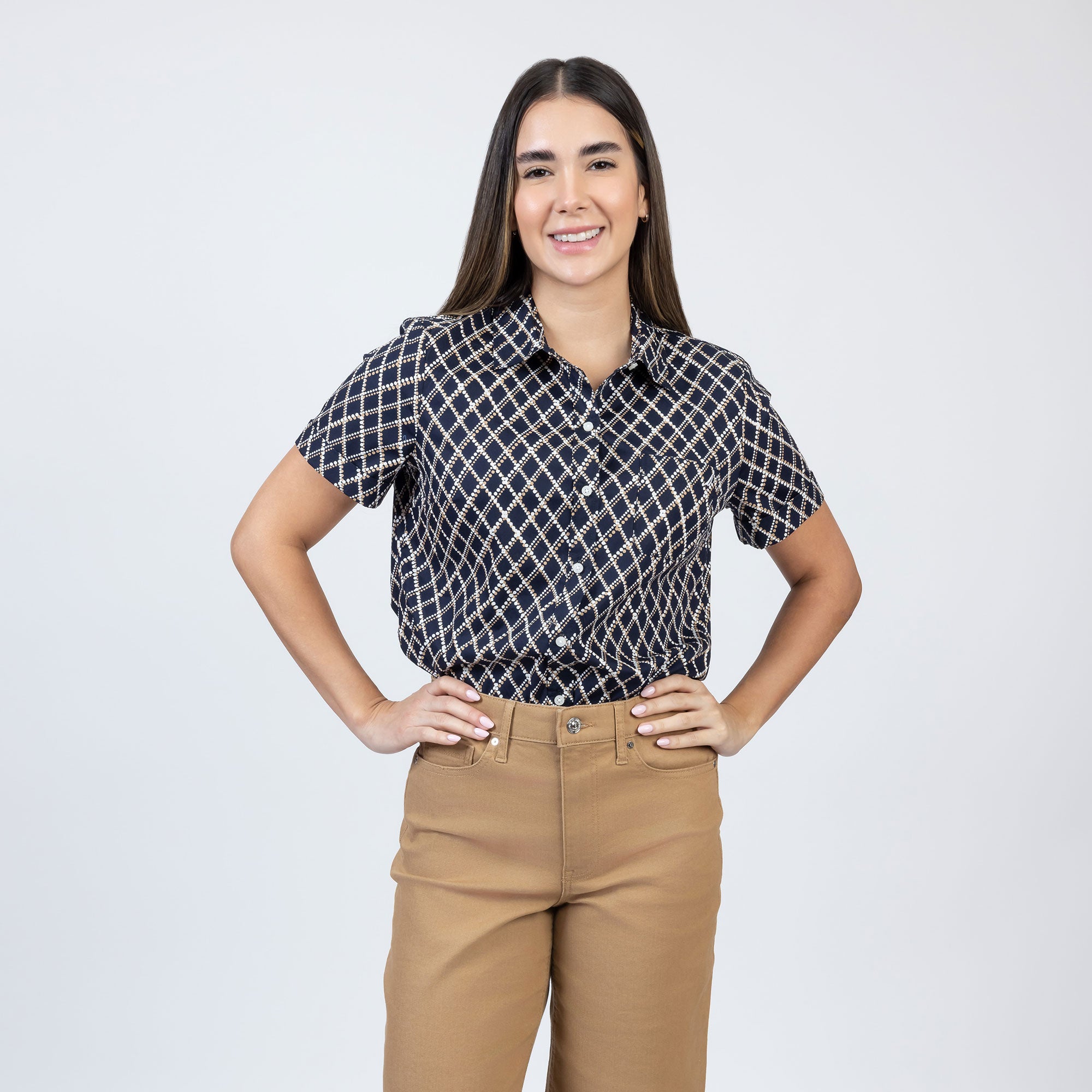 CAMISA M/C T/PLANO DE DAMA