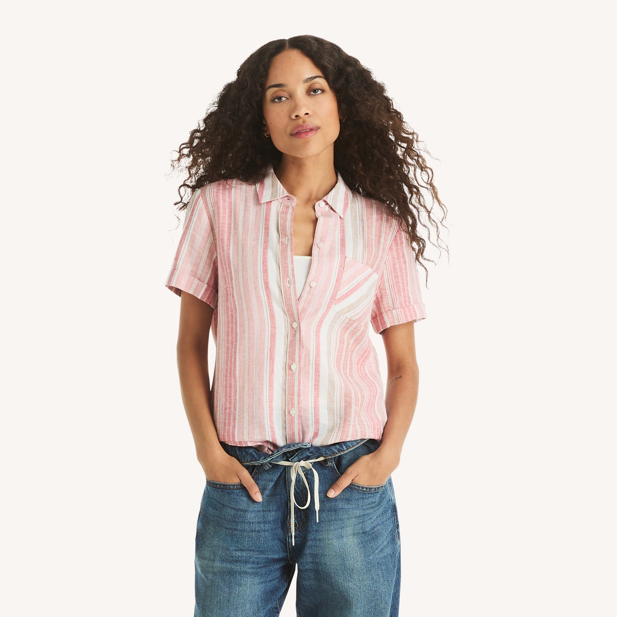 CAMISA M/C T/PLANO DE DAMA