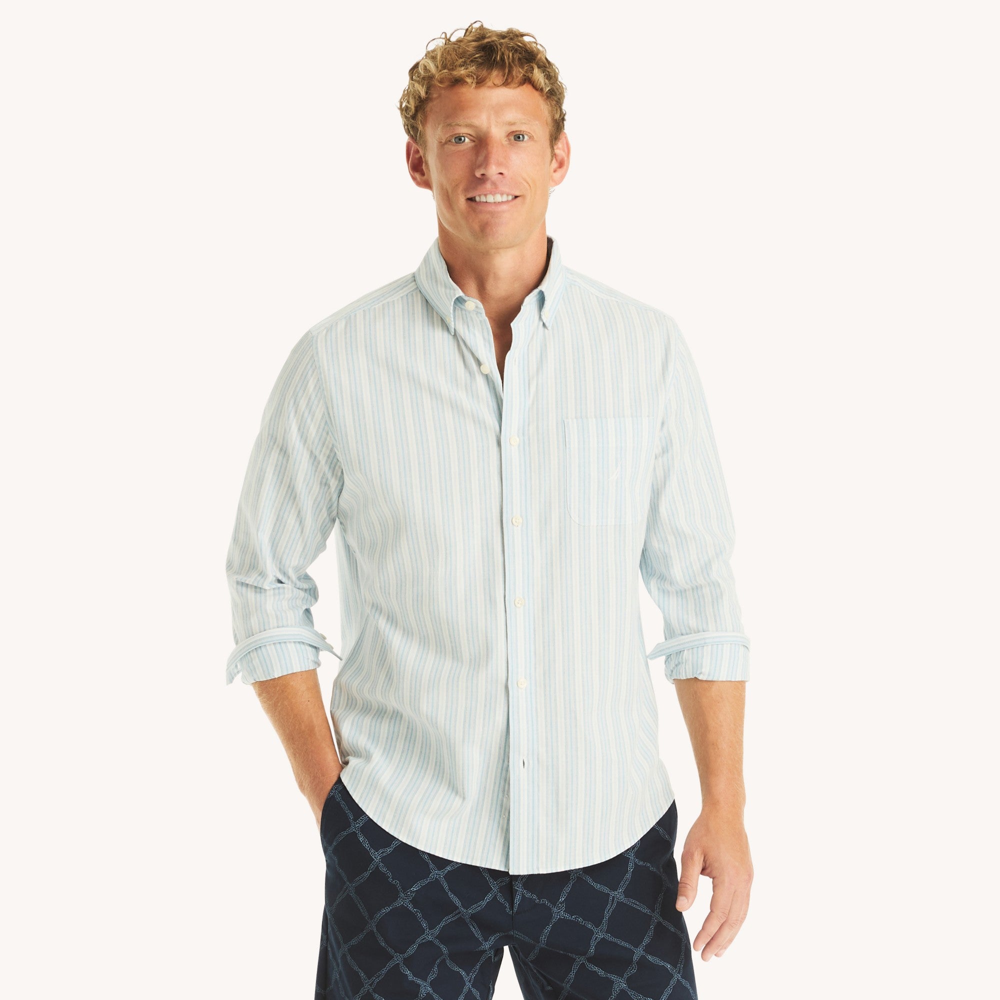 CAMISA M/L DE HOMBRE