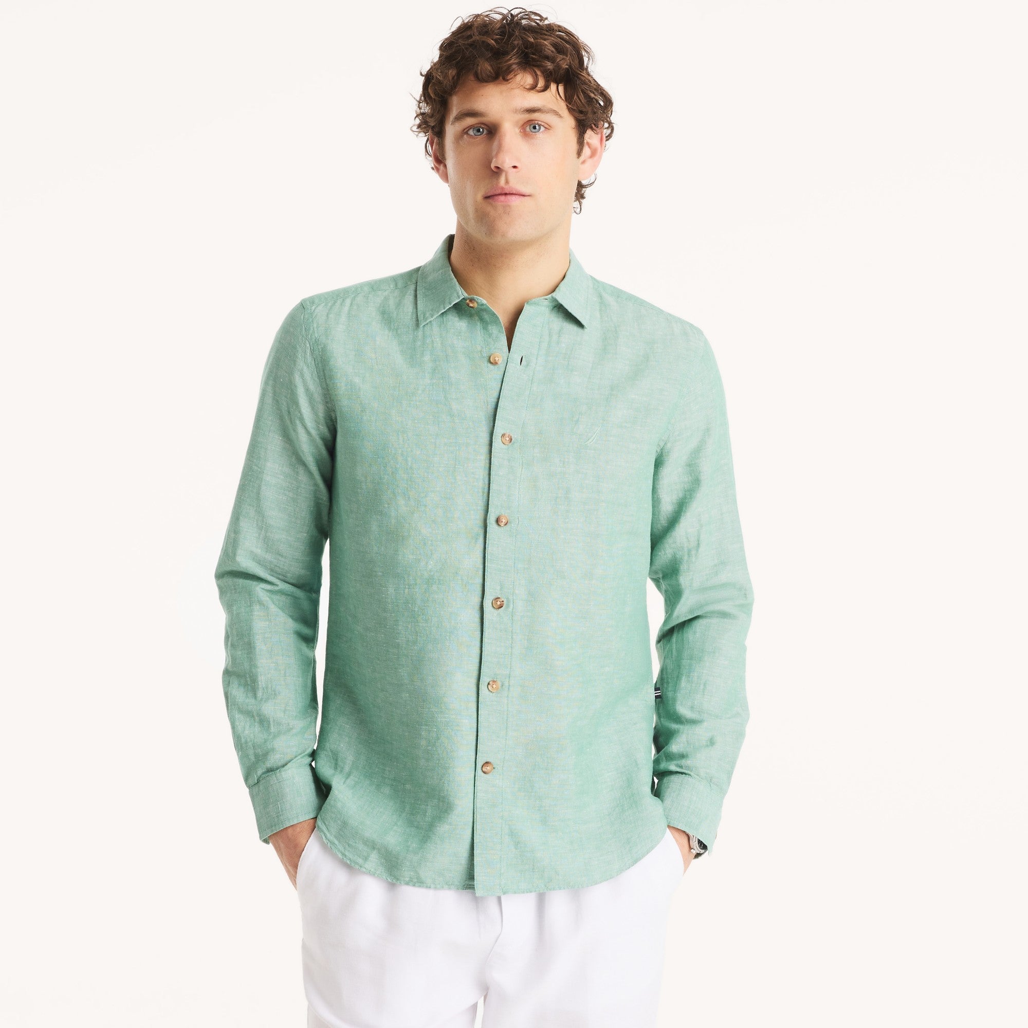 CAMISA M/L DE HOMBRE