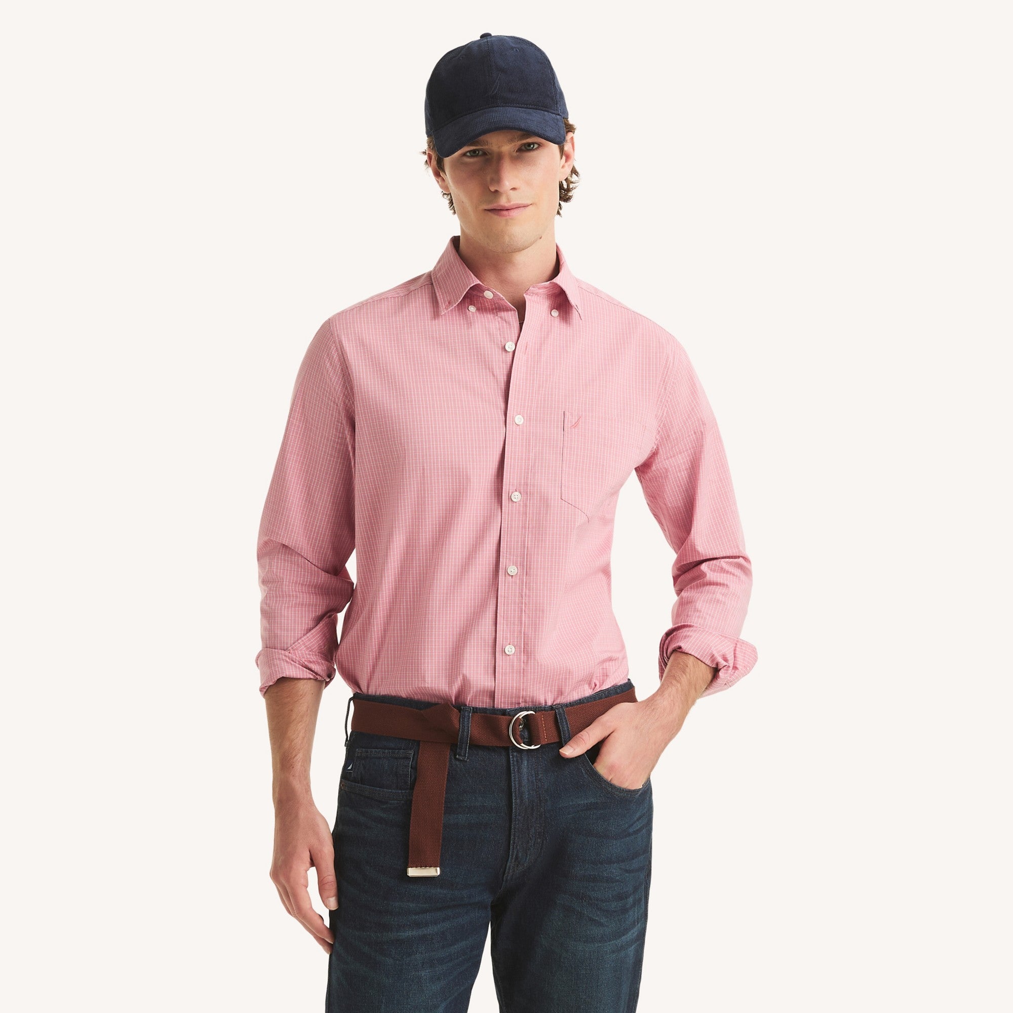 CAMISA M/L DE HOMBRE