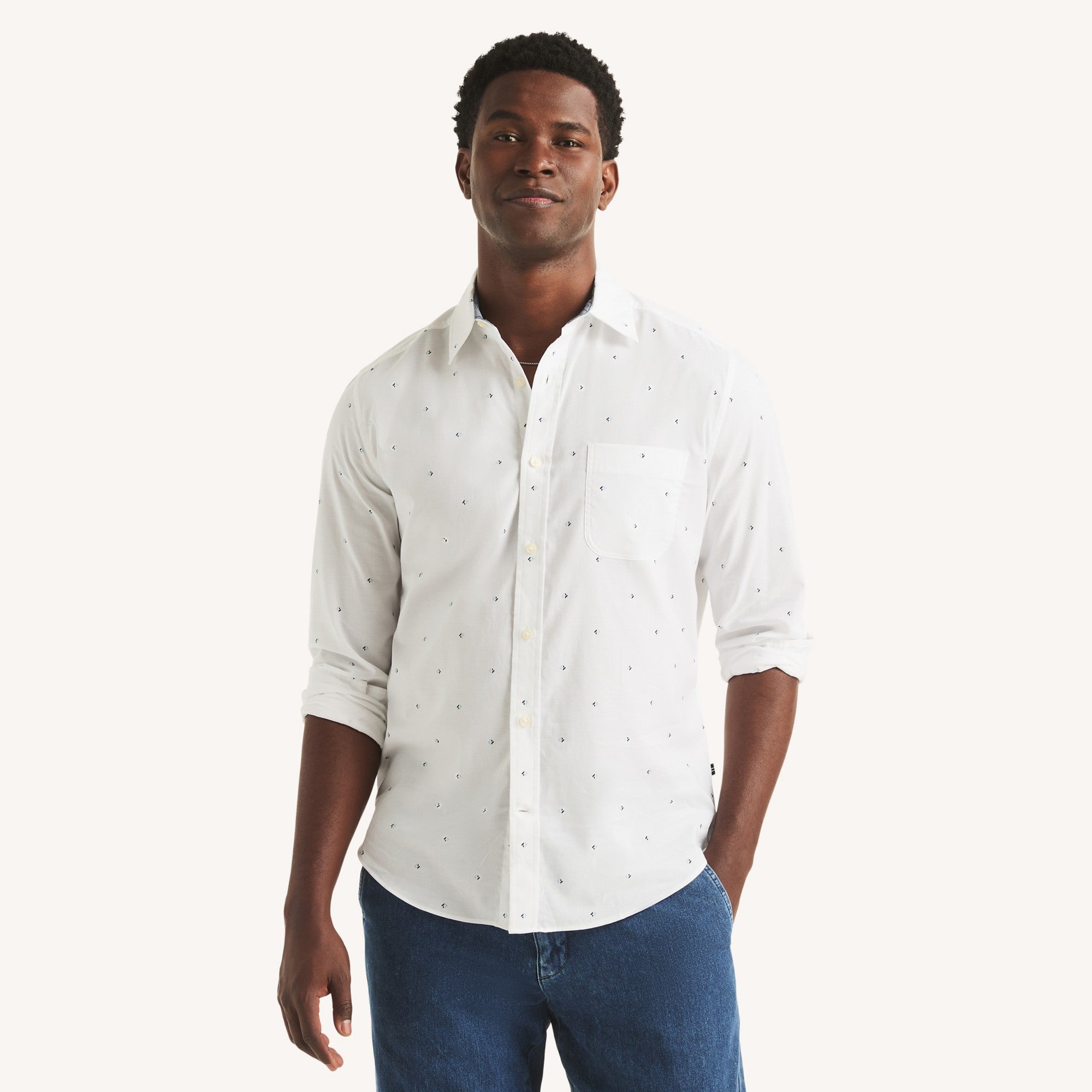 CAMISA M/L DE HOMBRE